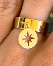 Bague star gold