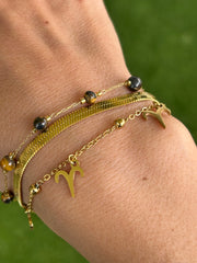 Duo élégance astral - bague & bracelet
