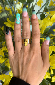 Bague mini signe astro gold