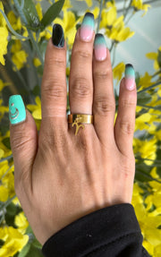 Bague mini signe astro gold