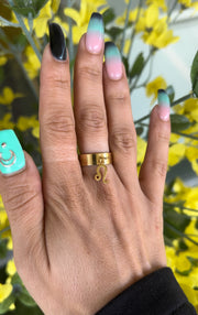 Bague mini signe astro gold