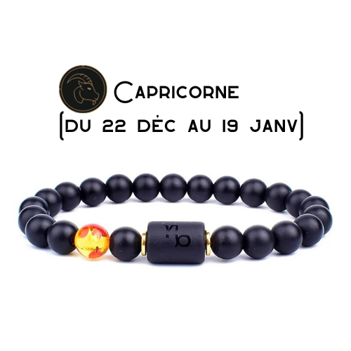 Bracelets Astro onyx noir