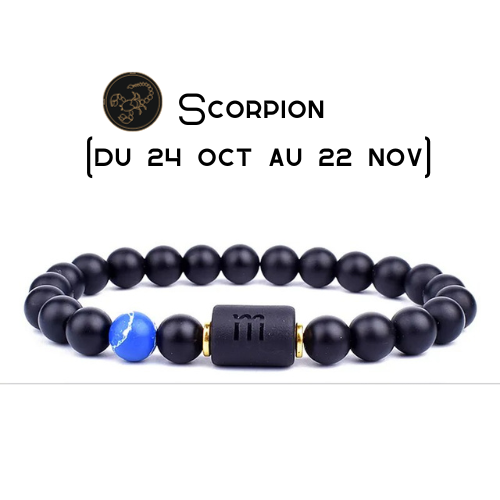 Bracelets Astro onyx noir