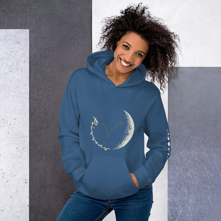 sweat bleue femme poissons