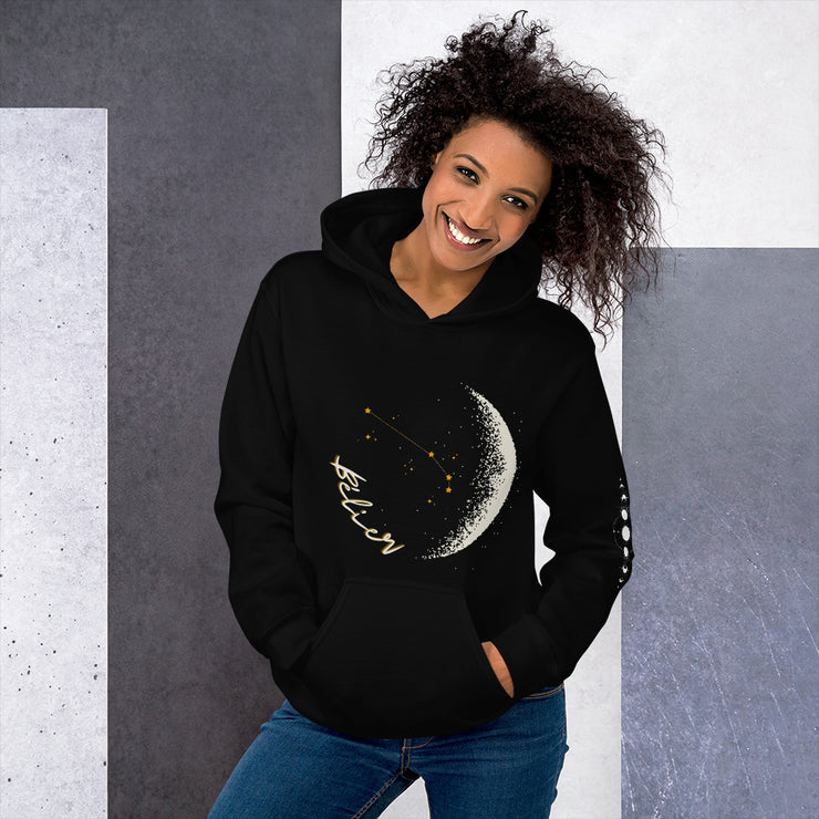 sweat noir femme astro bélier