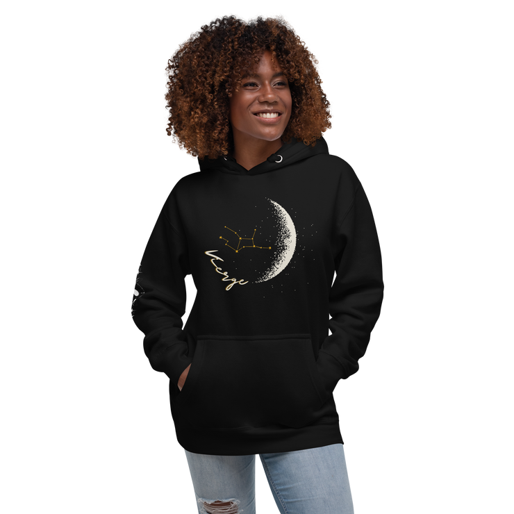 sweat a capuche vierge astro noir