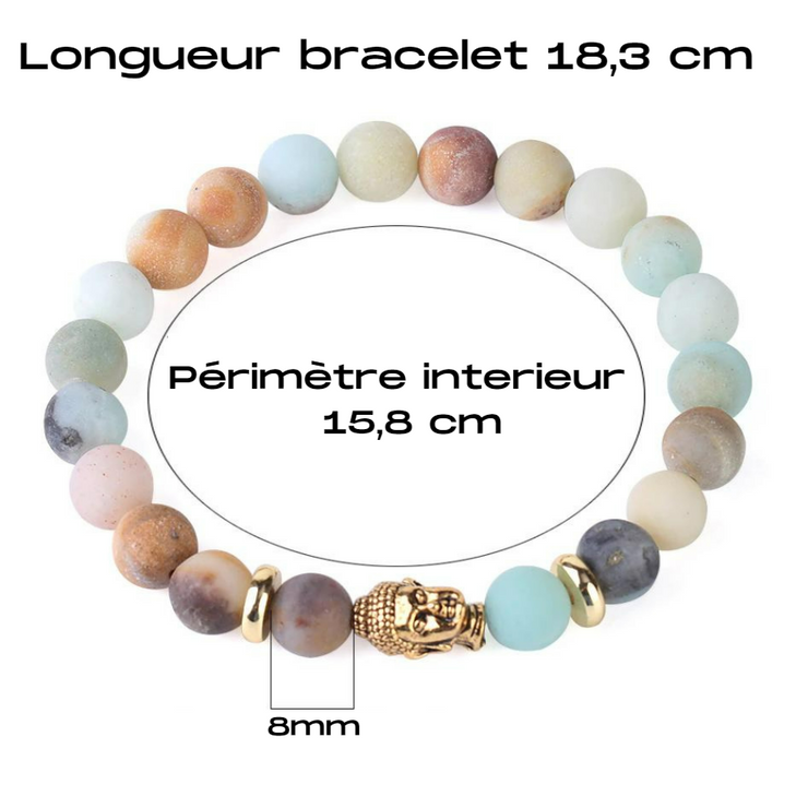 Bracelet GUERRIERE - Amazonite