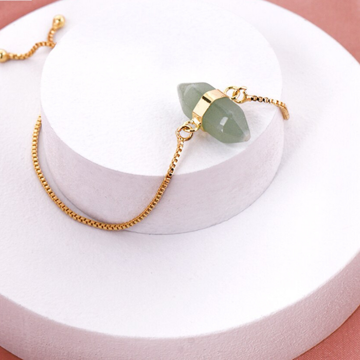 bijoux en pierre naturelle aventurine verte |Therapietra