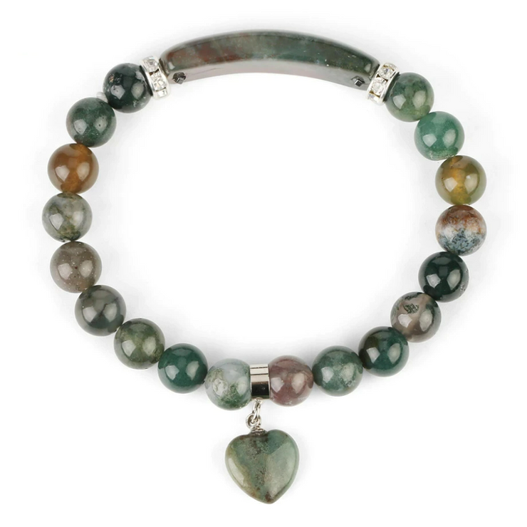 bracelet en pierre naturelle agate indienne |Therapietra