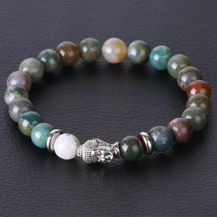 bracelet en pierre naturelle agate indienne |Therapietra