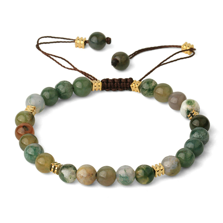 bracelet en pierre naturelle agate indienne |Therapietra