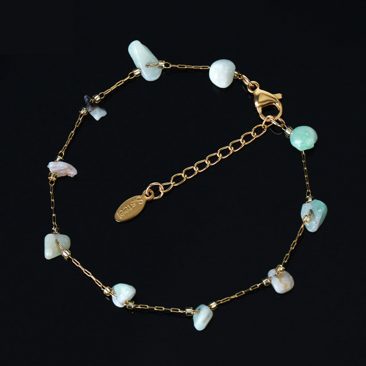 bracelet en pierre naturelle amazonite |Therapietra