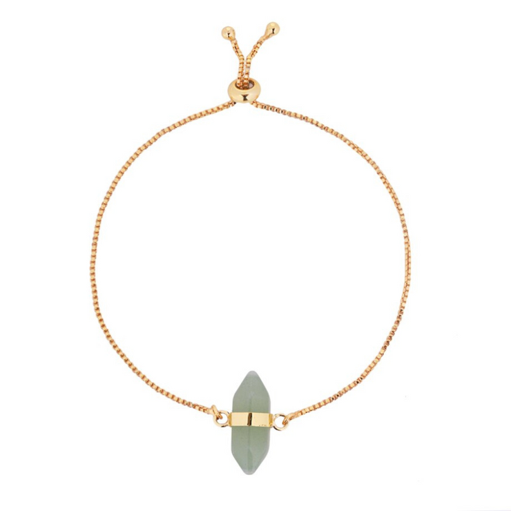 bracelet en pierre naturelle aventurine verte |Therapietra