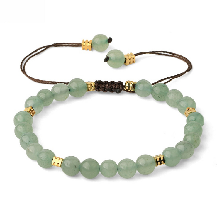 Bijoux en pierre naturelle aventurine verte |Therapietra