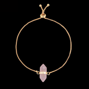 bracelet en pierre naturelle quartz rose |Therapietra