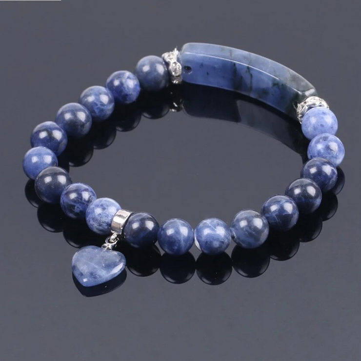 bracelet en pierre naturelle sodalite |Therapietra