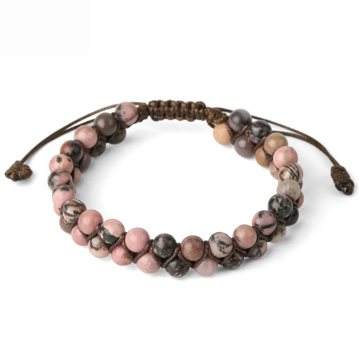 Bijoux en pierre naturelle rhodonite |Therapietra