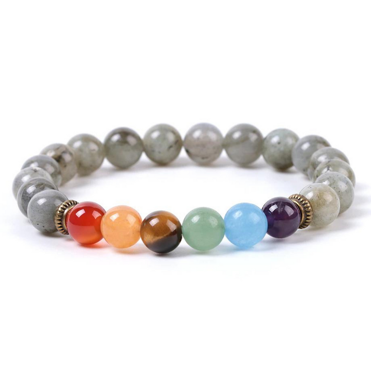 bracelet pierres naturelles 7 chakras 