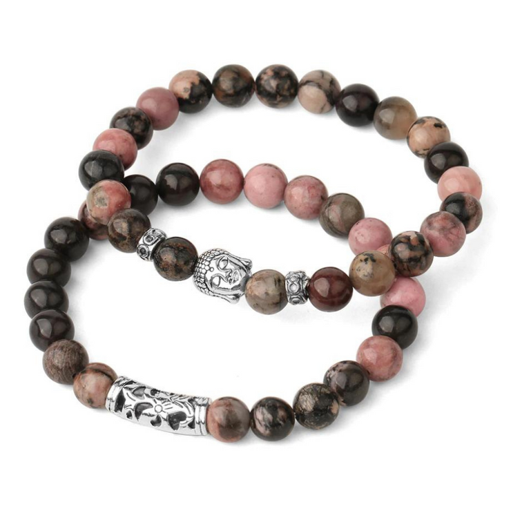 Bijoux pierre naturelle Rhodonite | Therapietra 