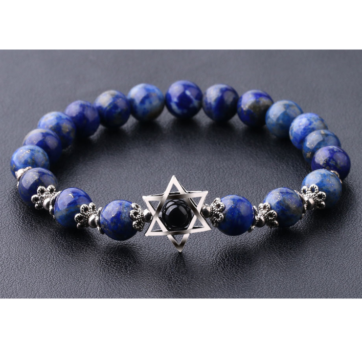 bracelets pierres naturelles lapis lazuli | therapietra