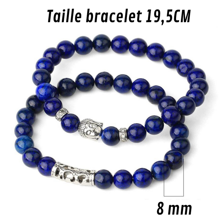 Bracelet Duo COMMUNICATION - Lapis lazuli